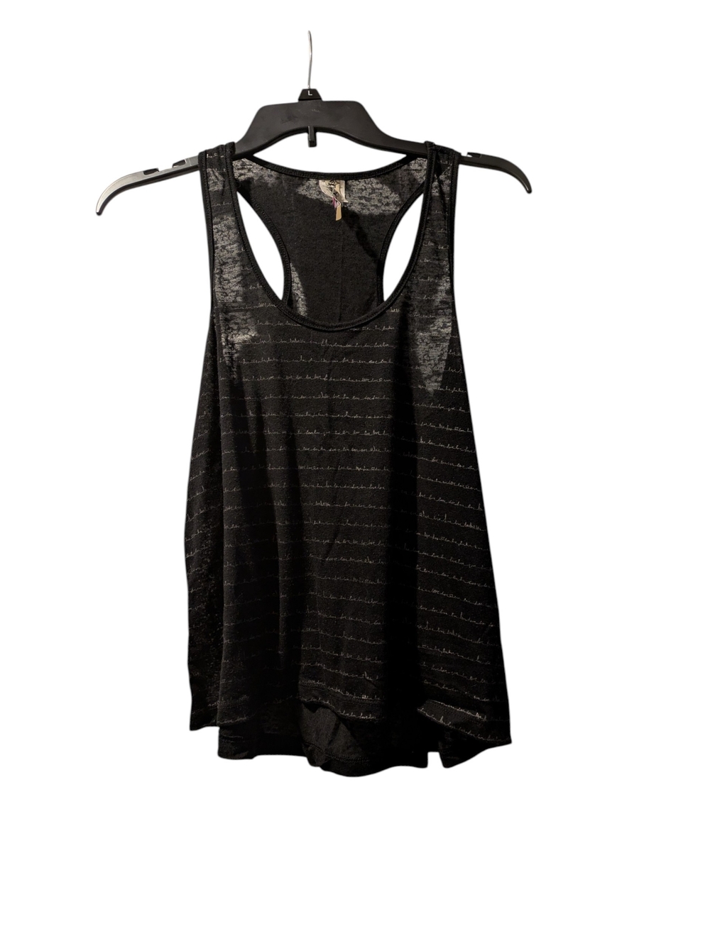 Ransom Black Racerback Layered Stripe Tank